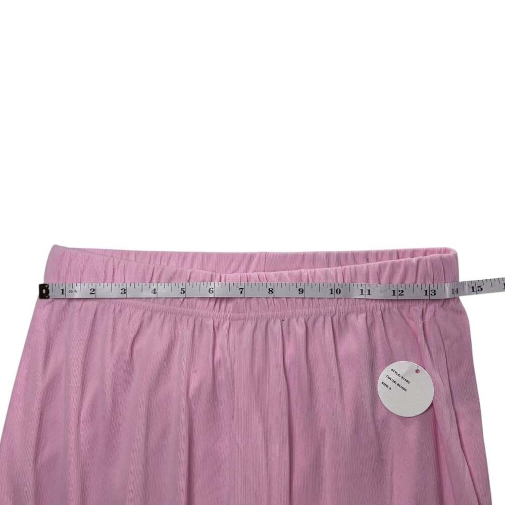 NWT Kikit 2-Piece Ribbed Pajama Set Light Pink Size S - Picture 6 of 8